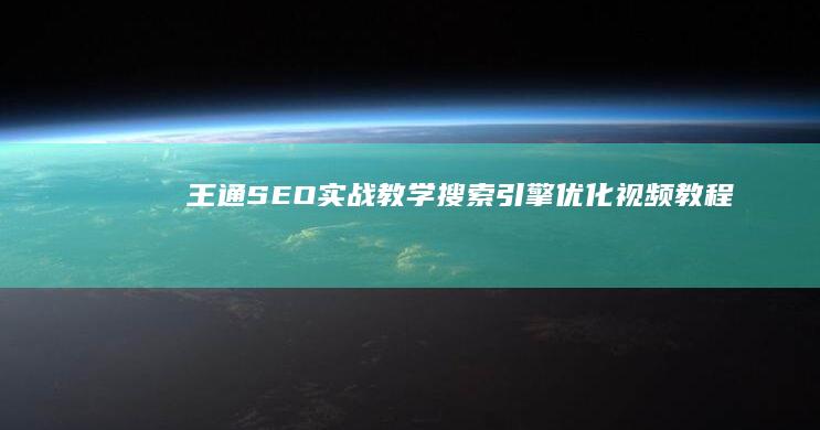 王通SEO实战教学：搜索引擎优化视频教程